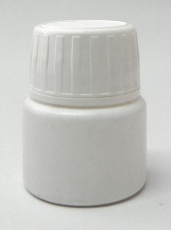40 ml jar with 38 mm cap and tamper evident ring and silica gel cartridge