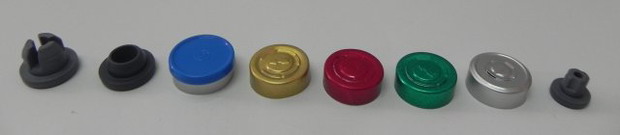 Aluminum Closures and Rubber Plugs for Vials 